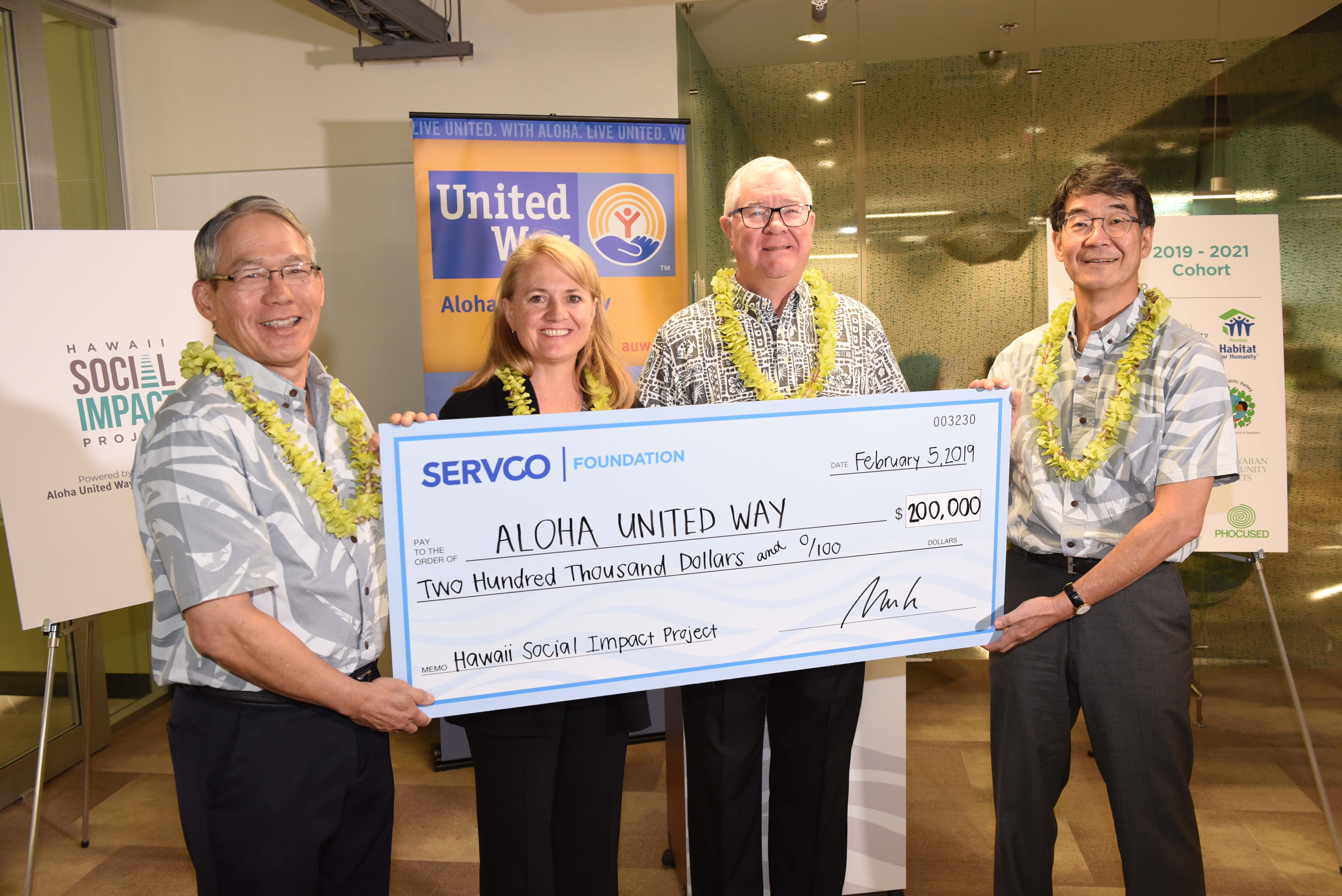 The Servco Foundation and Aloha United Way launch Hawaii Social Impact Project